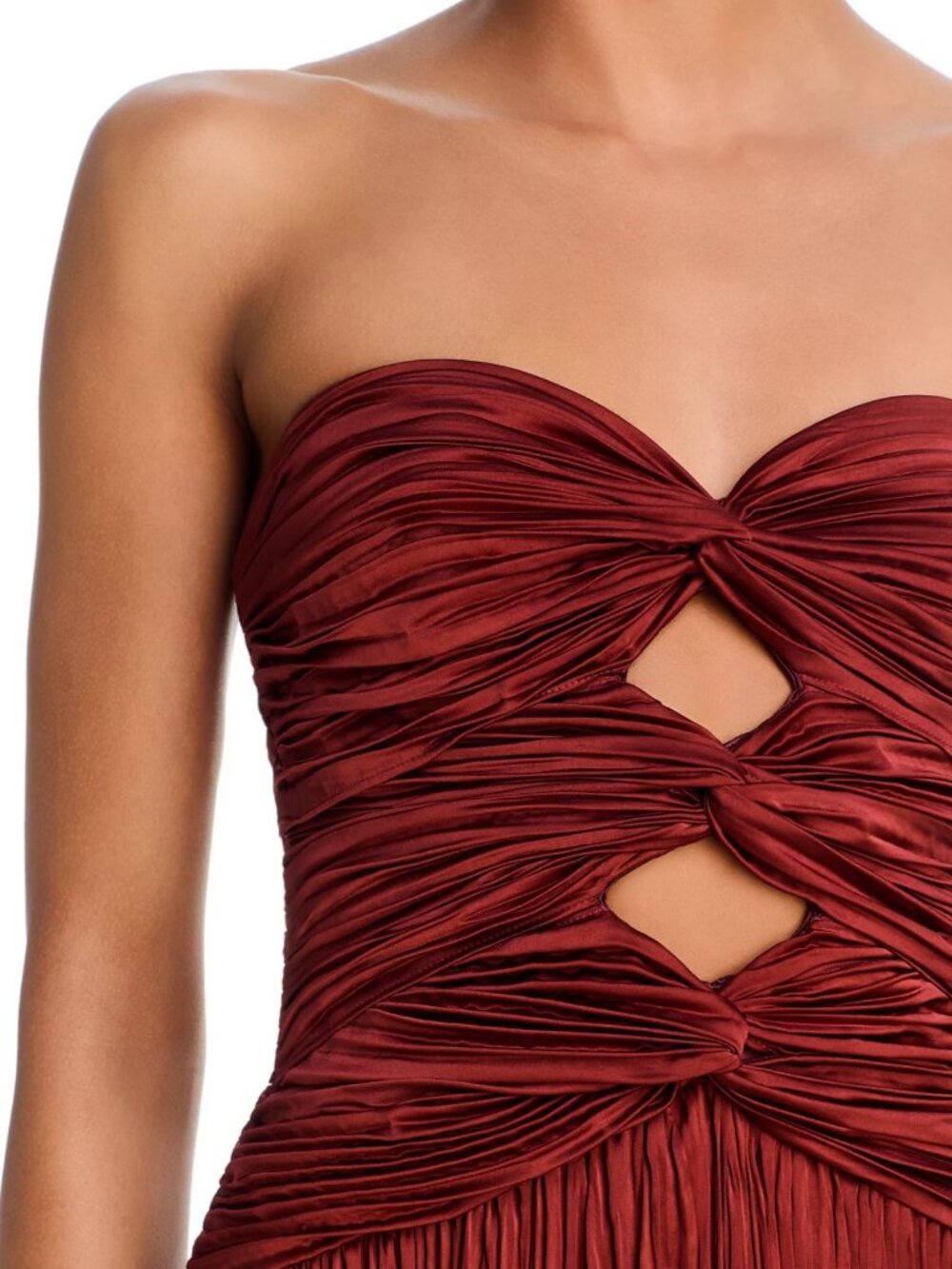 A.L.C. Brynn Cut Out Strapless Gown - Picture 3 of 5